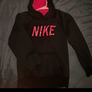 Nike hoodie pull over with pocket little girl SIZE 6